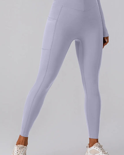 High Waist Active Leggings with Pockets 