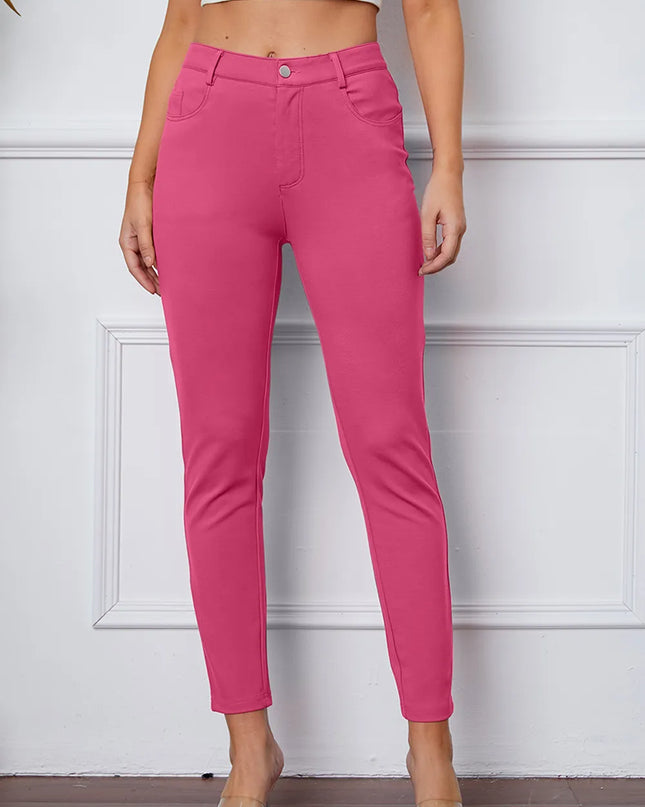 StretchyStitch Pants by Basic Bae Pink