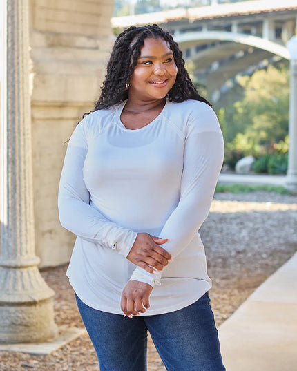 Basic Bae Full Size Round Neck Long Sleeve T-Shirt