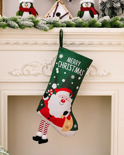 Printed Christmas Stocking Hanging Widget Style A One Size