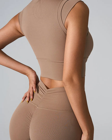 Mock Neck Active Tank