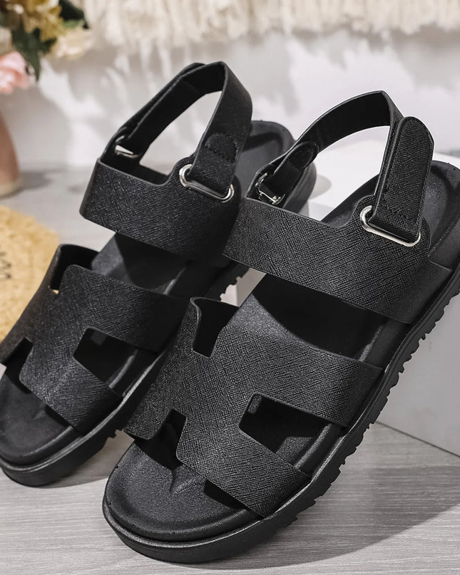 H-Style Gladiator Sandals with Ankle Strap 