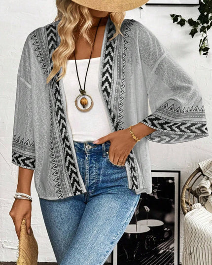 Open Front Kimono Cardigan