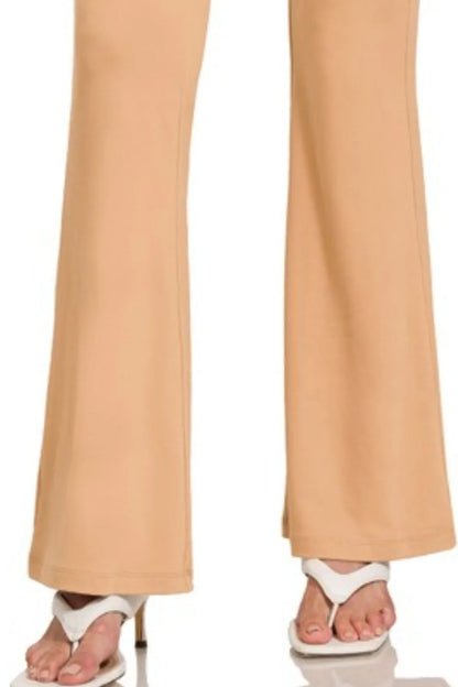 Zenana Buttery Soft Flare Leg High Waist Yoga Pants