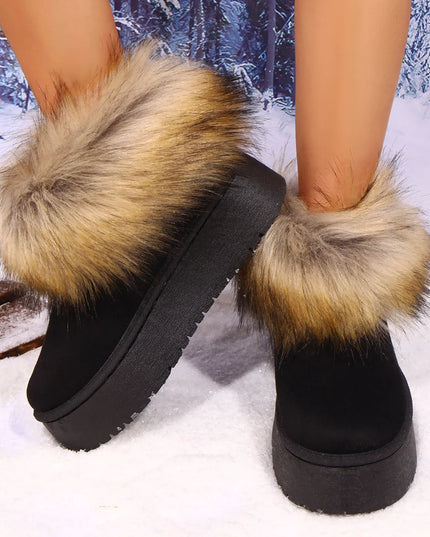 Fur-Trimmed Winter Boots