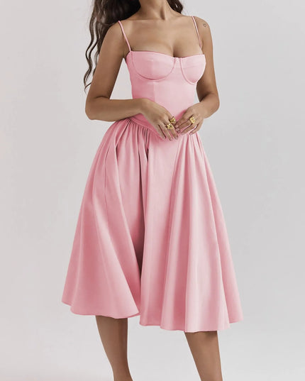 Ruched Sweetheart Neck Cami Dress