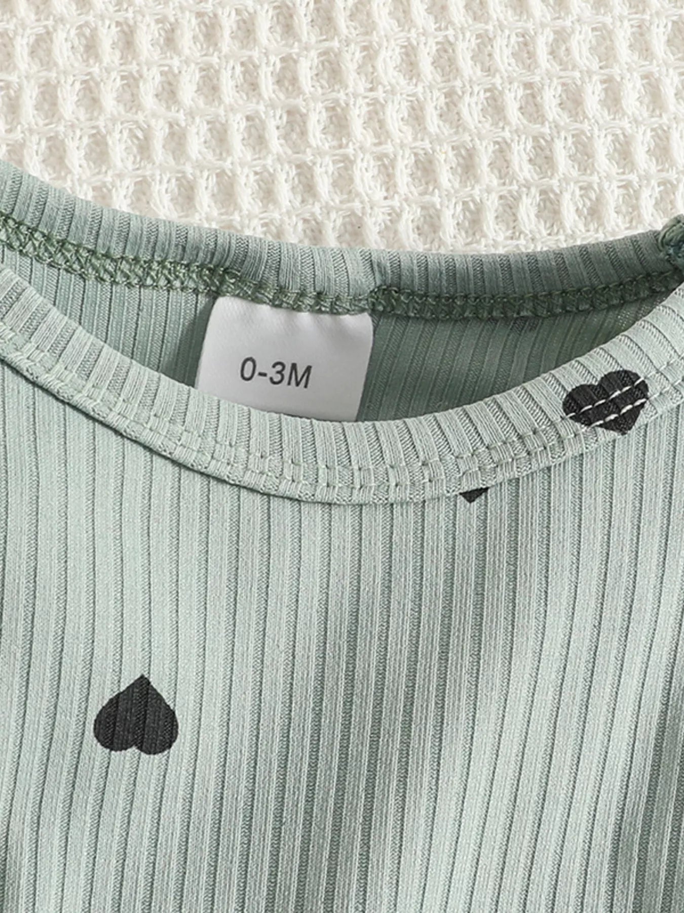 Children's Heart Print Dress & Headband Set