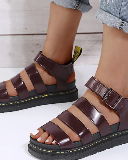 Open Toe Platform Sandals 