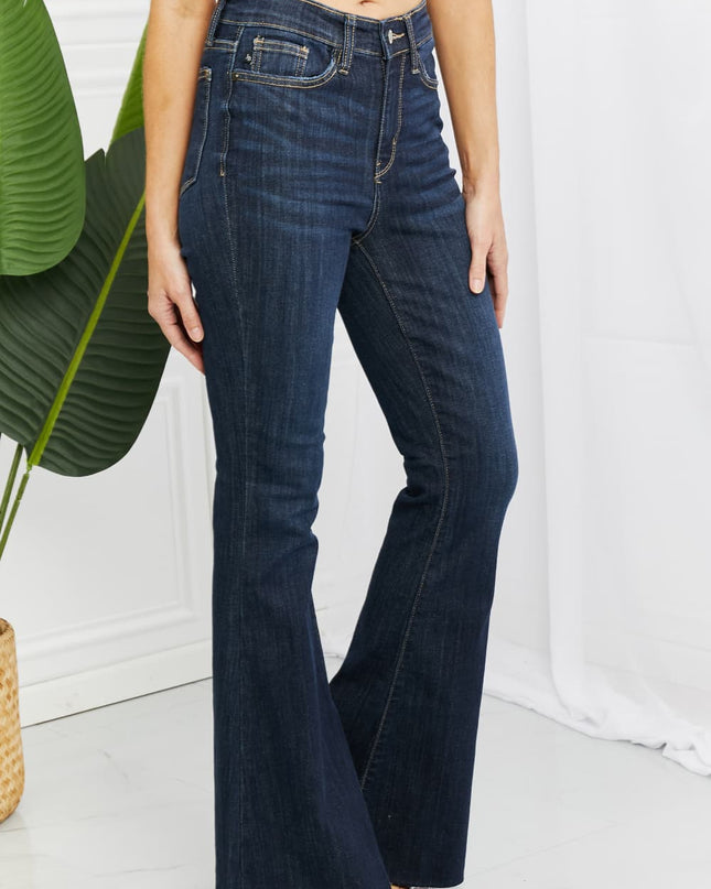 Judy Blue Full Size High Rise Flare Jeans