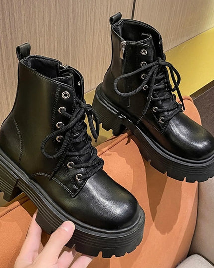 Platform Lace Up Boots