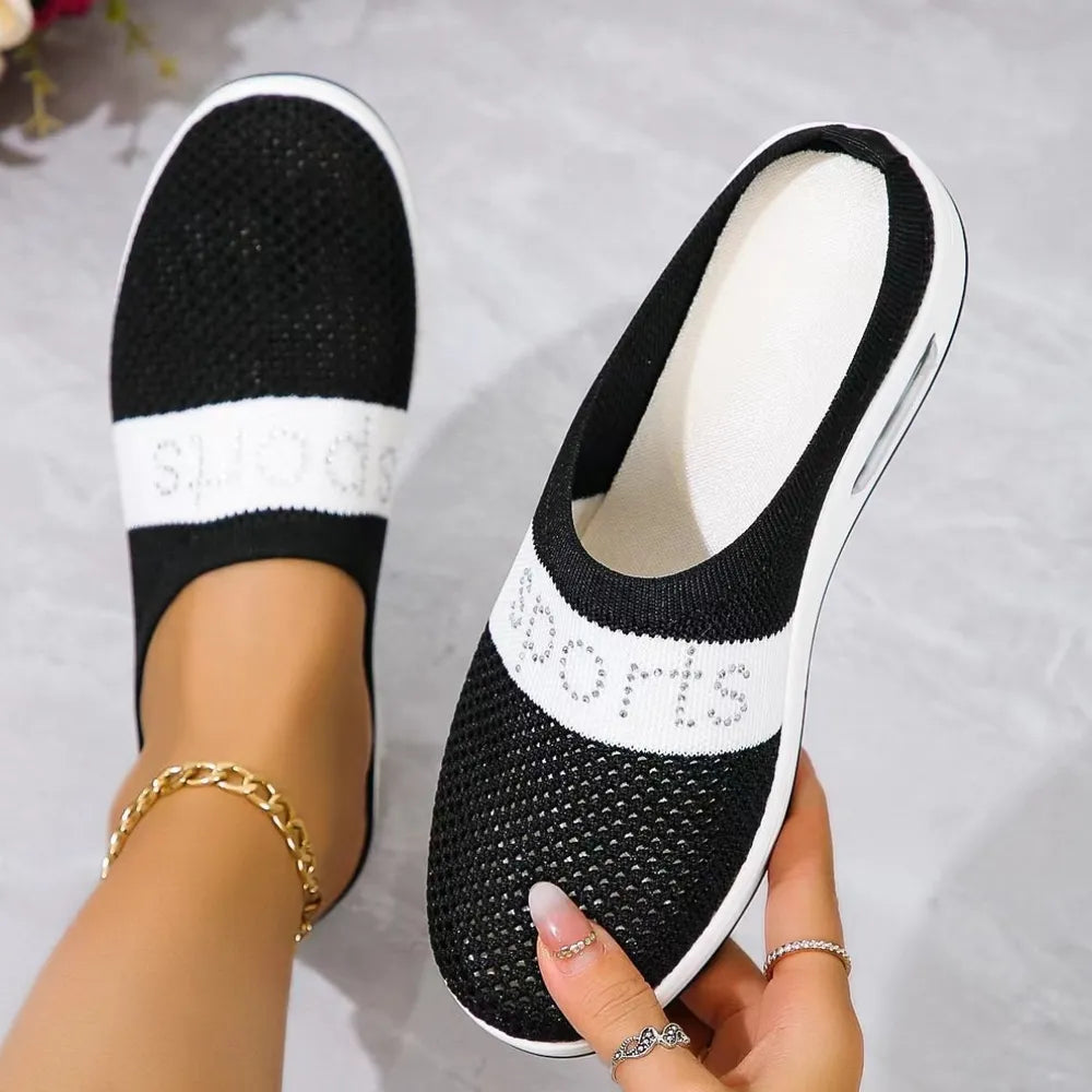 Breathable Mesh Round Toe Sandals 