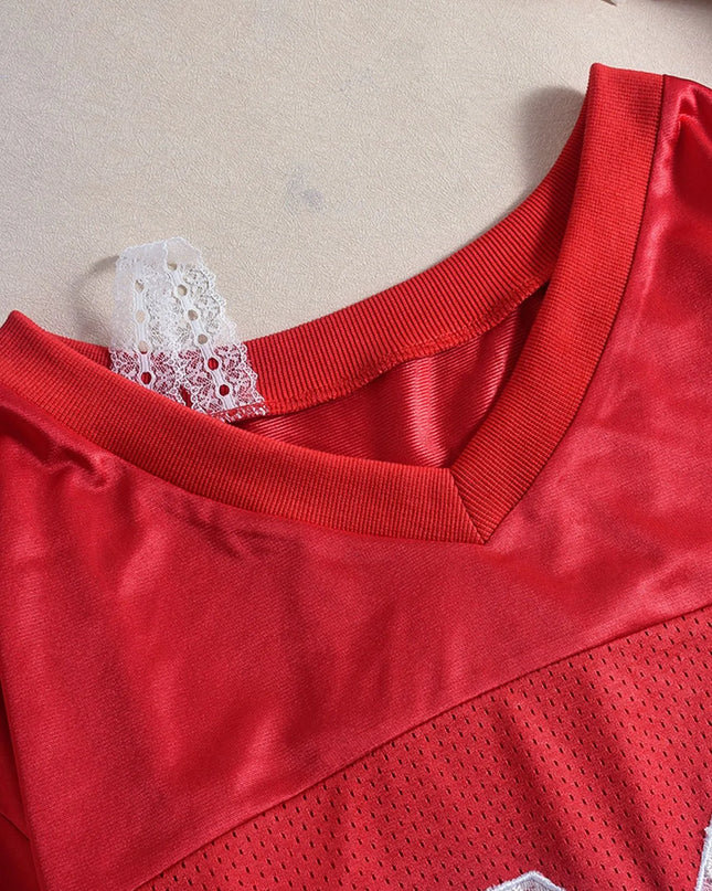 Oversized Number 98 Half Sleeve T-Shirt