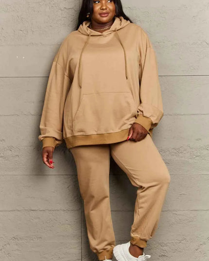 Full Size Drawstring Long Sleeve Hoodie