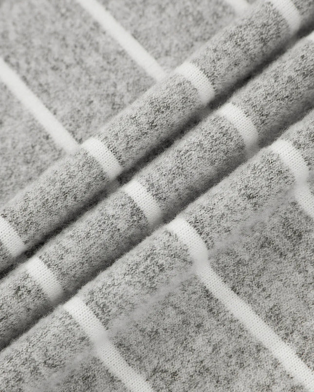 Stripe Dolman Sleeve Drop Shoulder Top