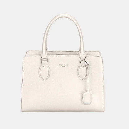 David Jones PU Leather Handbag Creamy White One Size