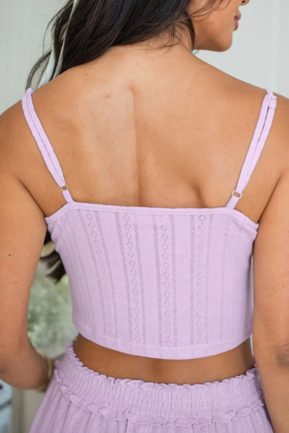 Button Down Cardigan, Cami and Shorts Set