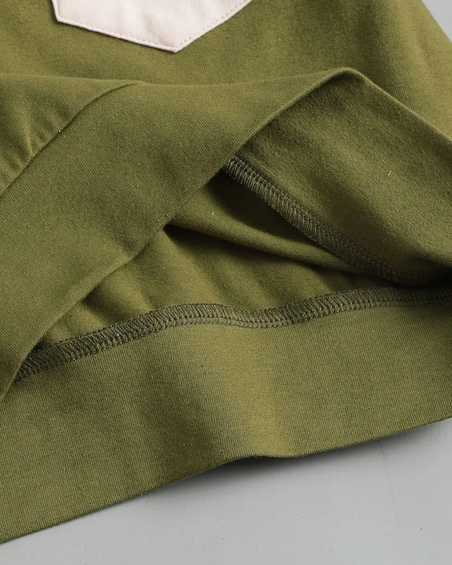 Children's Color Block Top and Pants Set