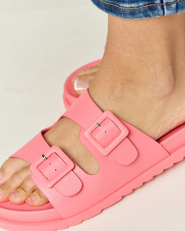 Legend Double Buckle Open Toe Sandals