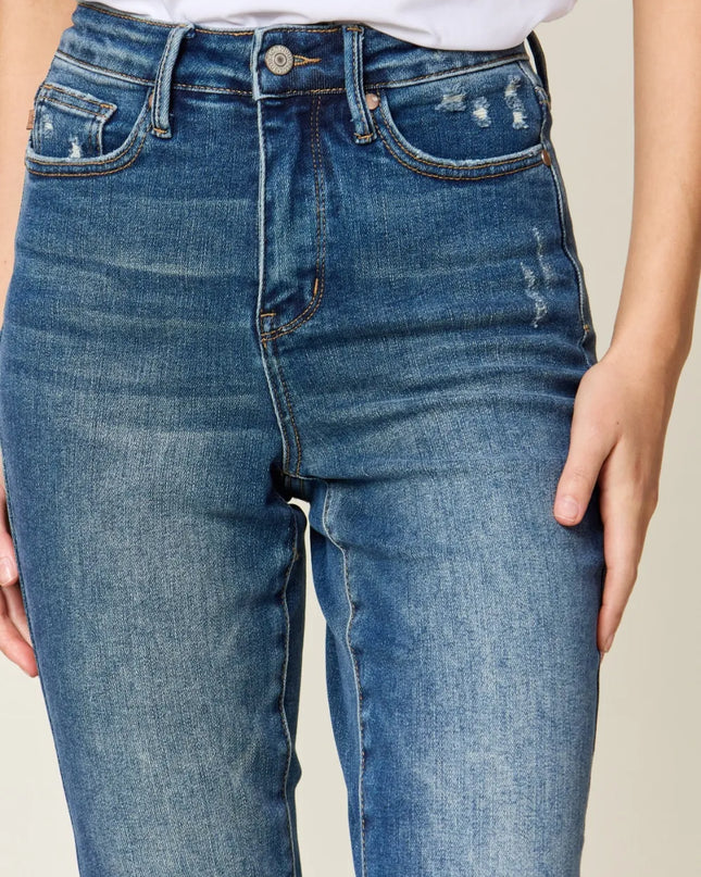 Judy Blue Full Size Tummy Control High Waist Slim Jeans