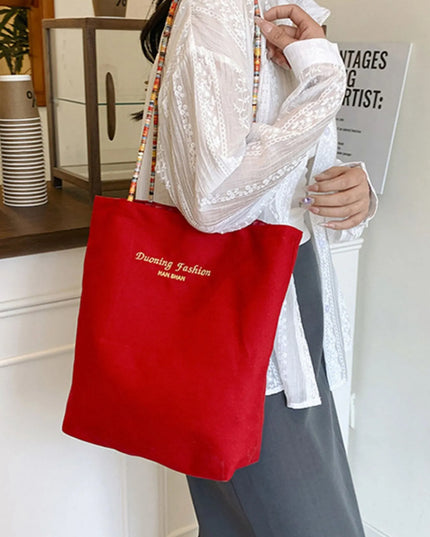 Gingham Pattern Tote Bag