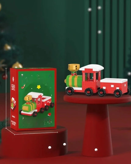 Compatible With Small Particles Christmas Building Blocks Suit Children Assembled Christmas Tree Toys Santa Claus