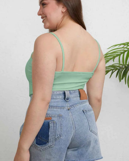 Basic Bae Full Size Round Neck Slim Cami