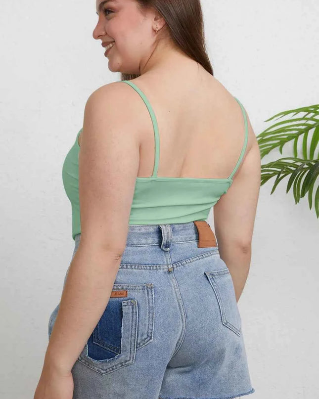 Basic Bae Full Size Round Neck Slim Cami