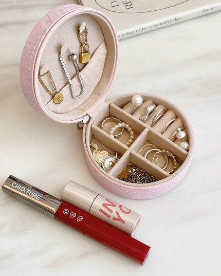 PU Leather Jewelry Storage Box