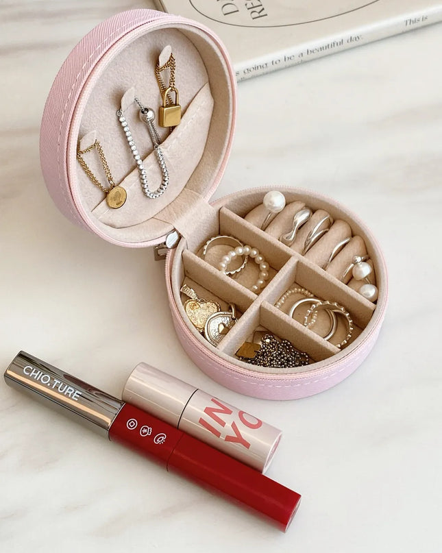 PU Leather Jewelry Storage Box