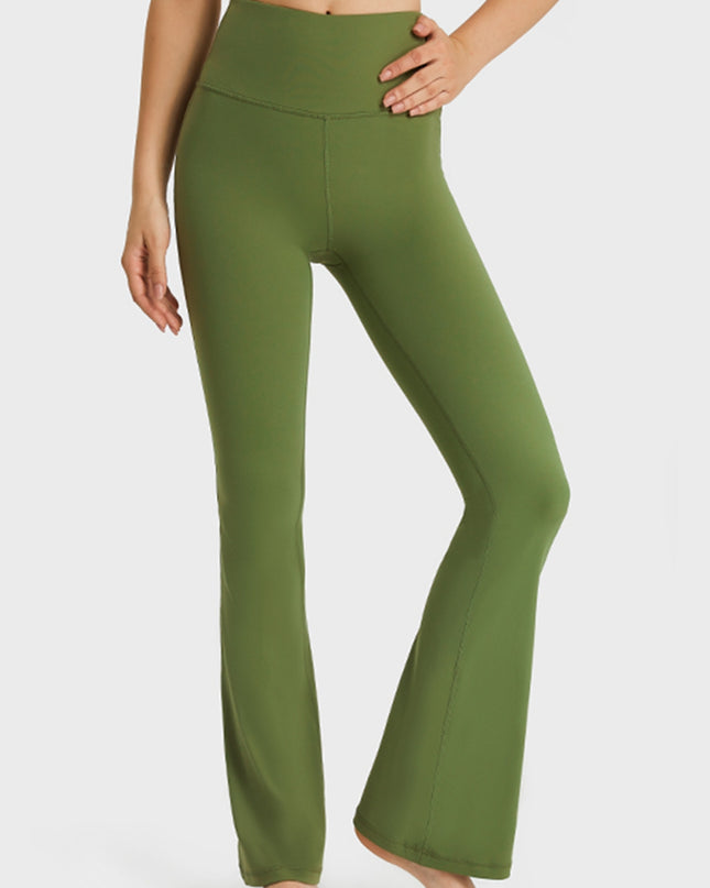 Millennia Elastic Waist Flare Yoga Pants
