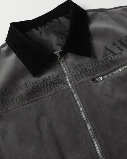 Men's Zip Up Long Sleeve Jacket