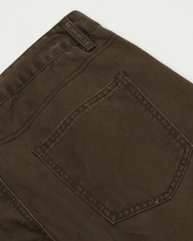 Men's Cargo Jeans with Multi-Pocket