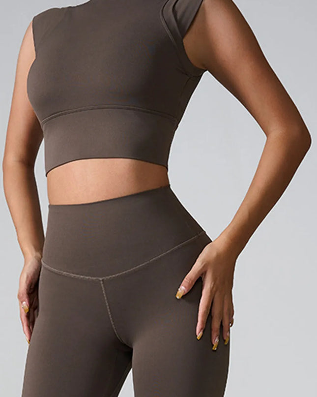 Mock Neck Active Tank