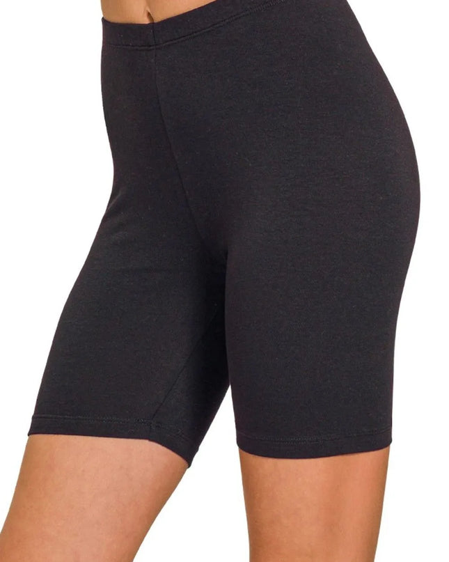 Zenana Premium Cotton Biker Shorts