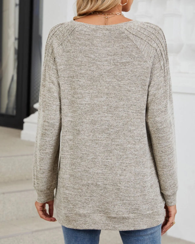 Round Neck Long Sleeve T-Shirt