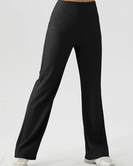 High Waist Straight Active Pants 