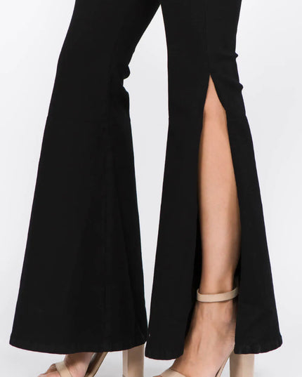 American Bazi Side Slit Flare Jeans