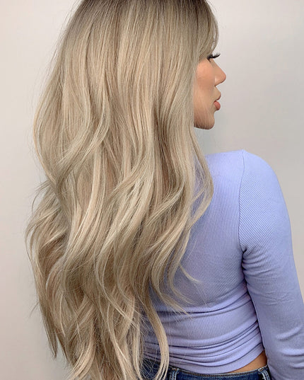 Full Machine Long Wave Wigs 26'' 