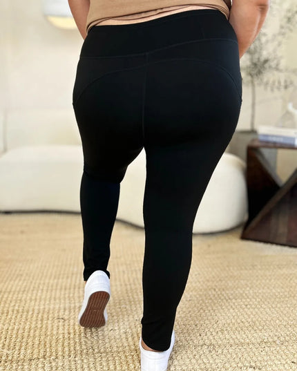 Wide Waistband Sports Leggings 