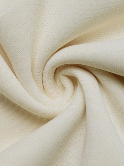 Bow Round Neck Dropped Shoulder Sweatshirt