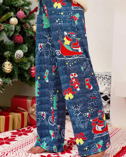 Christmas Straight Leg Pants