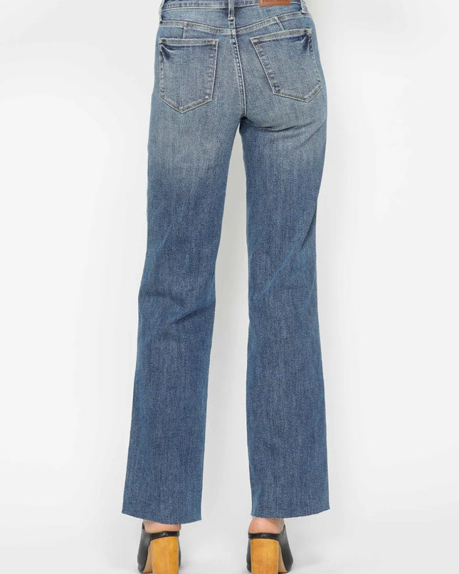 Judy Blue Full Size Tummy Control Straight Jeans