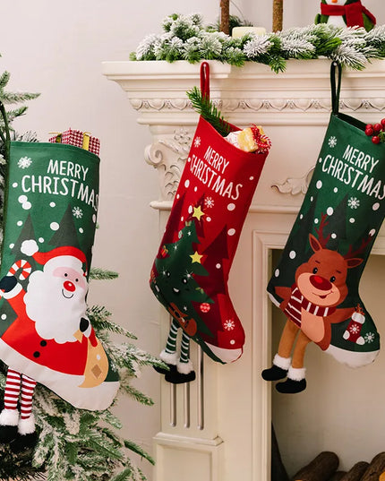 Printed Christmas Stocking Hanging Widget