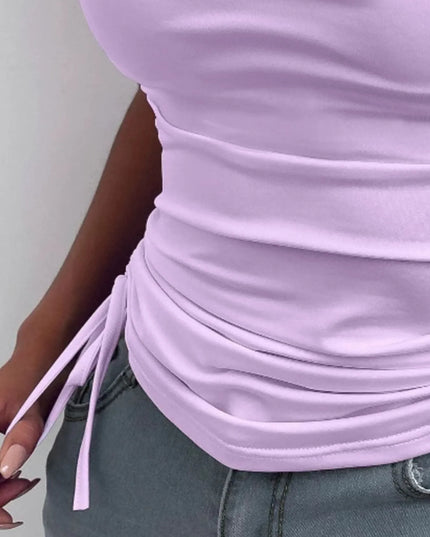 Side Drawstring Ruched Cami