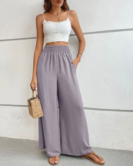 High-Waisted Wide Leg Pants