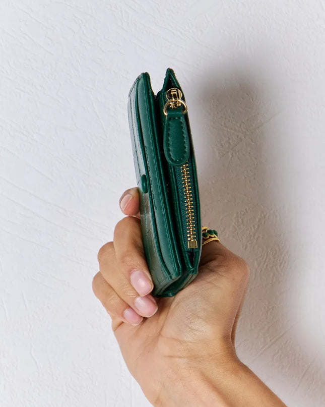 David Jones Texture PU Leather Mini Wallet