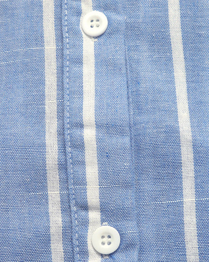 Striped Oversized Button-Down Shirt