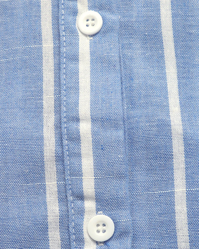 Striped Oversized Button-Down Shirt