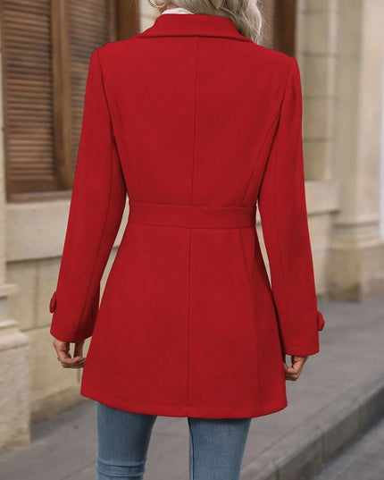 Button Up Long Sleeve Coat