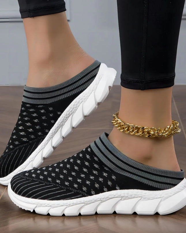 Breathable Mesh Slip-On Sneakers 